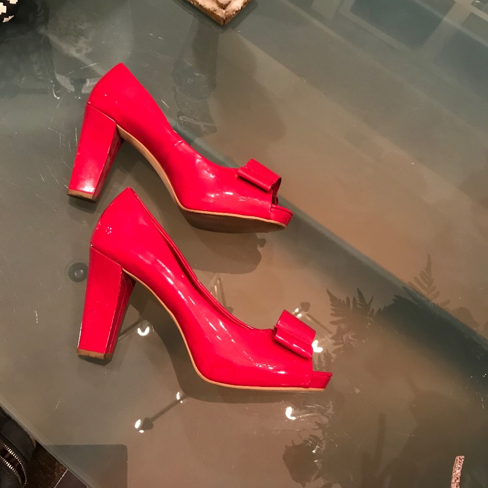 Red Franco Sarto High Heels